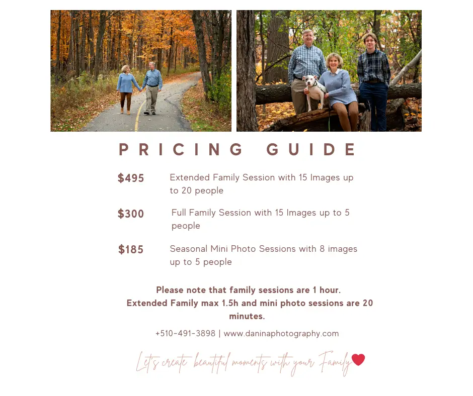 Fall Family Photos and mini family sessions